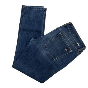 🔥🔥🔥DL1961 Cindy Petite Slim Boot Cut Low Rise Jeans Women's Size 31 Dark Blue